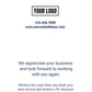 Thank You For Your Business - Thank You Card
