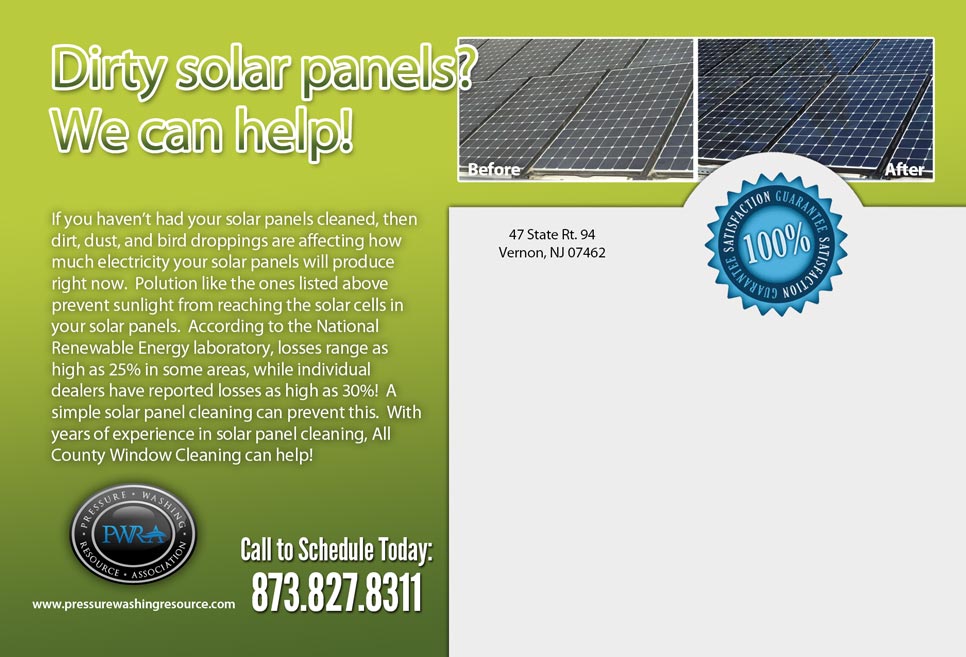 Solar Panel Cleaning - Postcards - 4 x 6