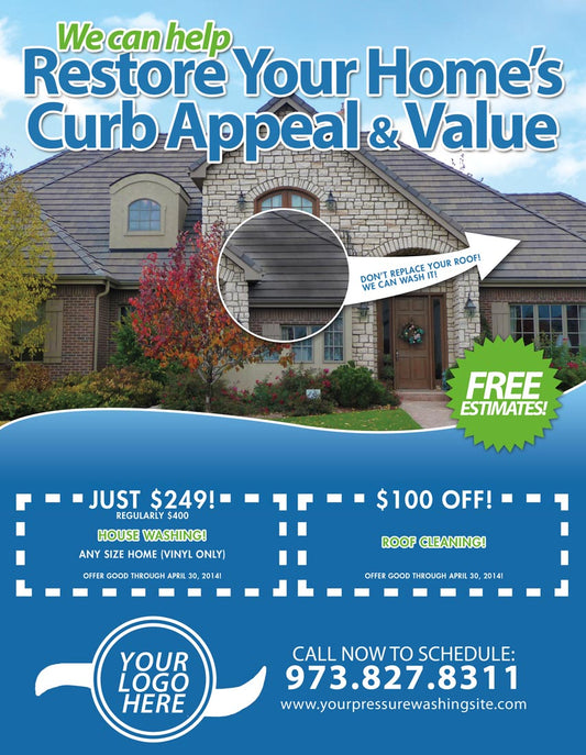Restore Your Curb Appeal - Flyers - 8.5 x 11