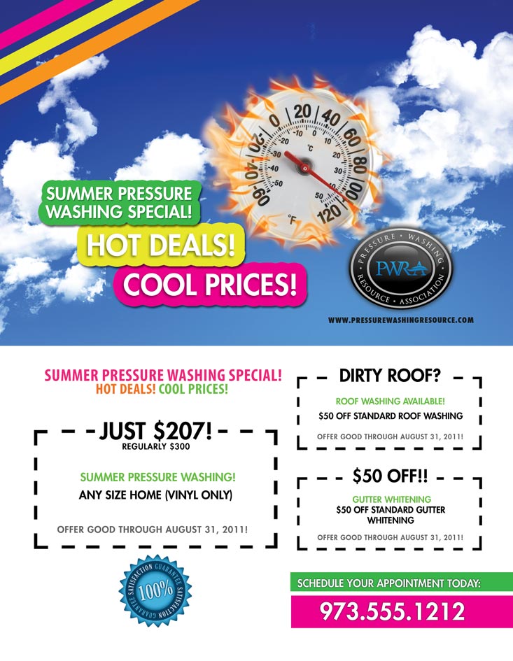 Hot Summer Deals - Flyers - 8.5 x 11