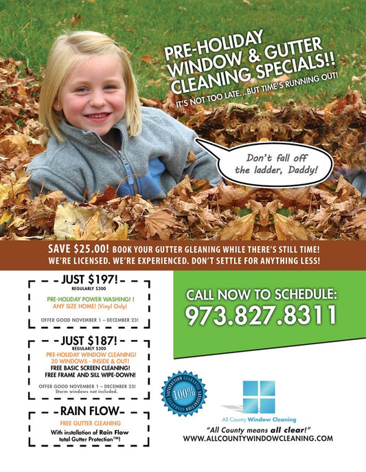 Pre Holiday Fall Specials - Flyers - 8.5 x 11