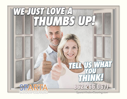 Thumbs Up Survey - Postcards - 8.5 x 11