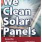 We Clean Solar Panels Large - Door Hanger
