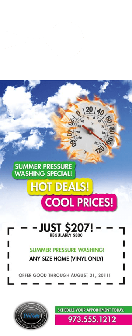 Hot Summer Deals - Door Hangers - 4.25 x 11